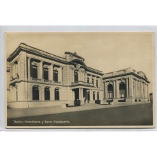 TANDIL INTENDENCIA Y BANCO HIPOTECARIO ANTIGUA TARJETA POSTAL